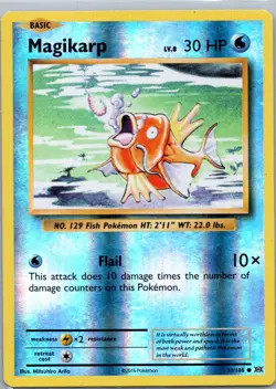 Pokemon TCG Magikarp 33/108 Evolutions Rev Holo LP - Image 1