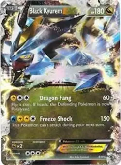 Pokemon TCG - Black Kyurem EX - BW62 - Holo - Black Star Promo [Moderate Play] - Image 1