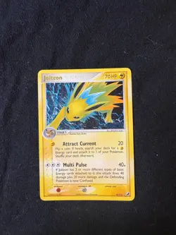 Pokemon Jolteon 8/115 Unseen Forces Holo Rare Stage - MP/HP - Image 1