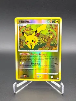 Pikachu LP 94/123 - Reverse Holo - Mysterious Treasures - Pokemon 2007 - Image 1