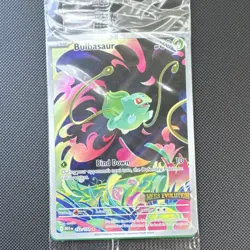 Pokemon Bulbasaur 133/132 Stamped Sealed Basic 80 HP Illus Rare - Image 1