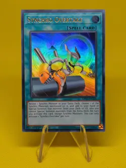 Yugioh - Synchro Overtake (MP22-EN164) - Ultra Rare 1st Edition - Image 1