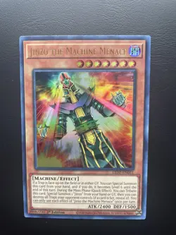 Yugioh Jinzo The Machine Menace LED7-EN031 Ultra Rare 1st Edition NM/LP - Image 1