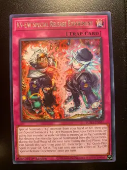 Justice Hunters Yu-Gi-Oh! TCG JUSH-EN041 K9-EW Special Release Experiment 1st Ed - Image 1