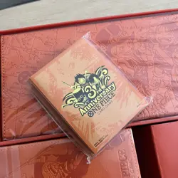 ONE PIECE Card Game 3rd ANNIVERSARY 5Set Don Box Case Power Counter Sleeve NEW - Image 3