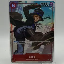 Bandai One Piece CCG Sabo OP05-007 Awakening of the New Era Alt Art Foil SR - Image 1