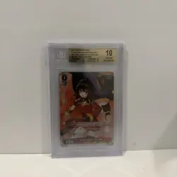 2019 Weiss Schwarz Kadokawa Sneaker Bunko To Further Heights Megumin SBR BGS 10 - Image 1