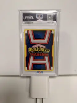HA-03-037 Hitoshi Shinso Signature 2017 My Hero Academia Tag Card Game PSA 10 - Image 2