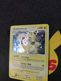 Pokemon TCG Ampharos Holo Rare Card 1/132 Secret Wonders *swirl* - Image 2