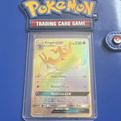 Pokemon TCG Kingdra GX Holo Full Art Promo SM155 SM Dragon 230HP English Card - Image 1