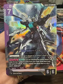 Gundam Card Game Phantom Aria Gundam DX GD04-049 Legend Rare LR NM - Image 1