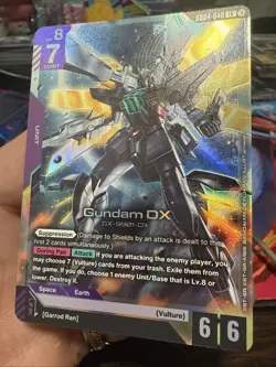 Gundam Card Game Phantom Aria Gundam DX GD04-049 Legend Rare LR NM - Image 2