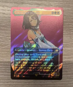 Magic the Gathering Yuna, Hope of Spira Borderless Surge Foil 549 Final Fantasy - Image 1