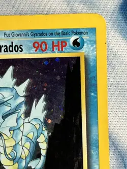 Giovanni's Gyarados 5/132 Holo Unlimited English Gym Challenge Pokemon Card HP+ - Image 4