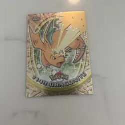 Pokemon 2000 Topps Chrome Dragonite #149 Vintage Card (Creased On Back) - Image 1