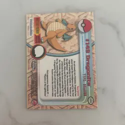 Pokemon 2000 Topps Chrome Dragonite #149 Vintage Card (Creased On Back) - Image 4