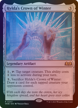 Hylda's Crown of Winter - WOE #247 | FOIL | NM | MTG - Image 1
