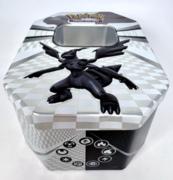 2011 Pokemon TCG Black & White Legends Zekrom EX - EMPTY POKEMON CARD TIN ONLY - Image 4