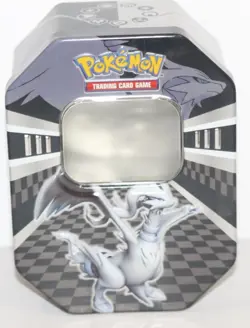 2011 Pokemon TCG Black & White Legends Reshiram - Collectible EMPTY Tin Card Box - Image 1