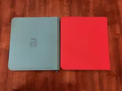 VaultX Red and Blue Binder 12 Pocket Card Binder with Zipper - Image 2