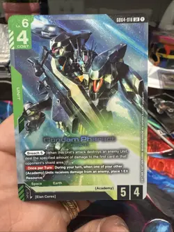 Gundam Pharact (GD04-018) [LR Foil] (NM) - Gundam Card Game - Phantom Aria (ENG) - Image 1