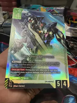 Gundam Pharact (GD04-018) [LR Foil] (NM) - Gundam Card Game - Phantom Aria (ENG) - Image 3
