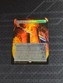 Magic MTG - Sword of War and Peace - Borderless Foil - Double Masters 2XM NM - Image 1