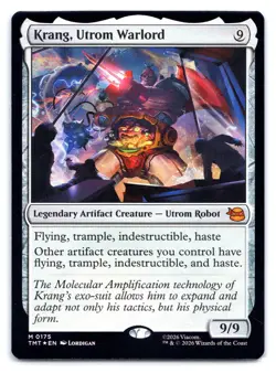 MTG Krang, Utrom Warlord Foil M Teenage Mutant Ninja Turtles (TMT) 175 NM Magic - Image 1