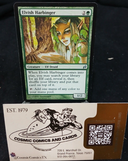 MTG Elvish Harbinger LRW Regular LP - Image 1