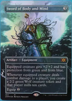 Sword of Body and Mind (Borderless) FOIL Double Masters PLD (516621) ABUGames - Image 1