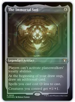 The Immortal Sun (Foil Etched) Commander Masters Foil- NM/M - Image 1