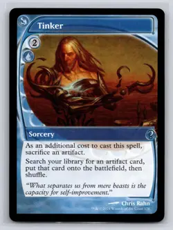 Tinker (Future Sight) 176 Uncommon Mystery Booster 2 Magic: The Gathering NM - Image 1