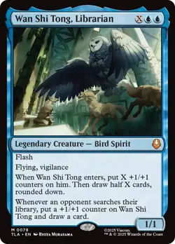 Wan Shi Tong, Librarian Avatar: Magic the Gathering Mythic NM, Mtg - Image 1