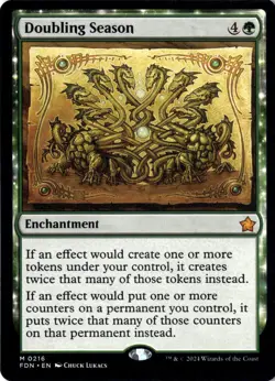 Doubling Season M Foundations 216 NM - Image 1