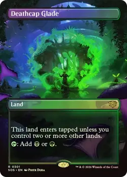 Deathcap Glade Foil Borderless Secrets of Strixhaven NM MTG - Image 1