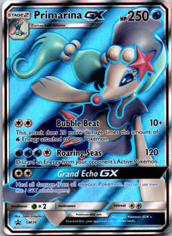 Primarina GX SM39 Black Star Promo Pokemon English [NM] - Image 1
