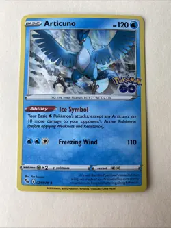 ⚡Zapdos 🔥Moltres ❄Articuno - Pokemon GO LEGENDARY BIRDS HOLOS 3 Card Set - NM - Image 2