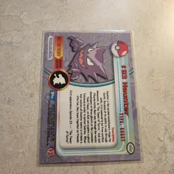 Haunter - Pokemon Topps #93 - Non Holo Vintage Blue Logo - Image 2