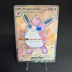 2023 Pokemon SV 151 Wigglytuff ex Ultra Rare #187/165 - Image 1