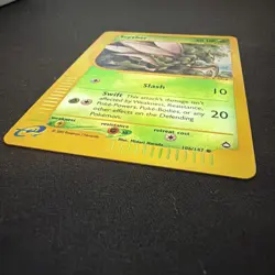 Scyther 106/147 Aquapolis Reverse Holo Pokemon LP - Image 3