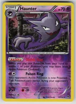 Haunter 59/162 UC BREAKthrough Reverse Holo MP Pokemon - Image 1