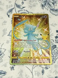 POKEMON CELEBRATIONS 25th ANNIVERSARY GOLD MEW FULL ART 025/025 NM/Mint - Image 2