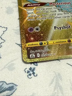 POKEMON CELEBRATIONS 25th ANNIVERSARY GOLD MEW FULL ART 025/025 NM/Mint - Image 4