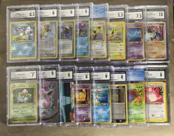 (16) CGC Graded Vintage Pokemon Lot Holo 1st Edition Gem Mint Movie Stamped - Image 1