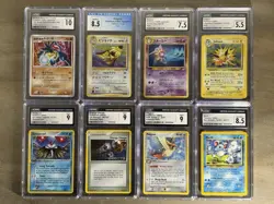 (16) CGC Graded Vintage Pokemon Lot Holo 1st Edition Gem Mint Movie Stamped - Image 2