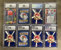 (16) CGC Graded Vintage Pokemon Lot Holo 1st Edition Gem Mint Movie Stamped - Image 5