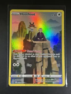 2022 Pokemon SWSH Astral Radiance Hoothoot Trainer Gallery Full Art #TG12/TG30 - Image 1