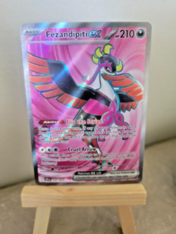 2024 Pokemon Fezandipiti ex Full Art Rare Holo (084/064) Shrouded Fable NM - Image 1