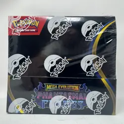 Factory Sealed Pokemon Mega Evolution Phantasmal Flames Booster Box Brand New - Image 1