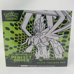 Sealed W/ Small Tear Pokemon Perfect Order Pokemon Center ETB Elite Trainer Box - Image 1